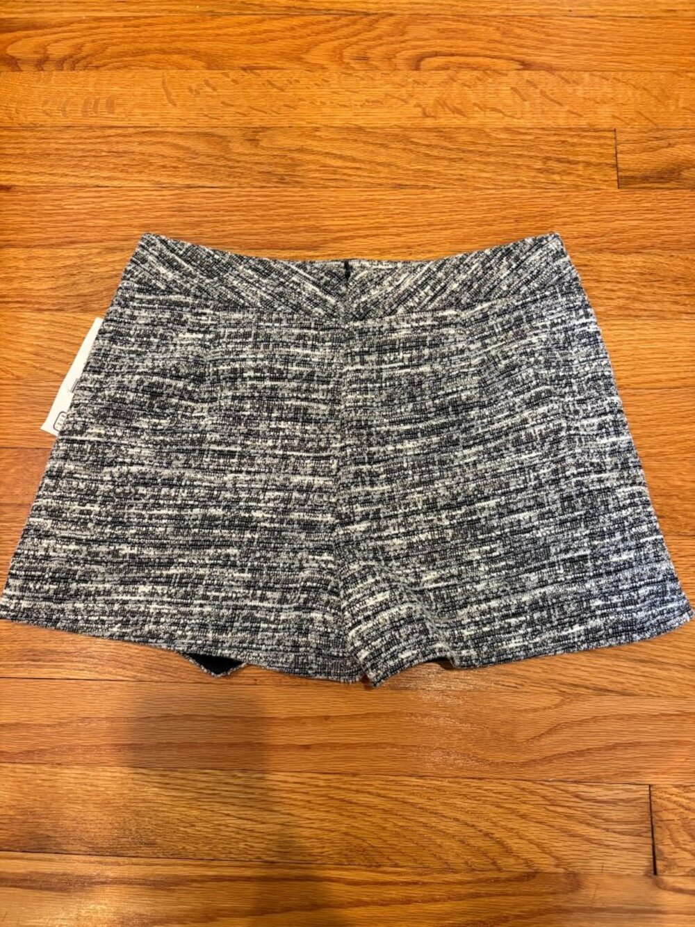 Design Lab Tweed Envelope Mini Skirt with Built in Shorts (Size XS)